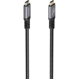 Aisens Cable USB 3.2 Gen2x2 Aluminio 20Gbps 8K 3.0m Negro